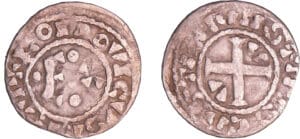 Louis VI (1108-1137) - Denier d'Etampes - 5ème type