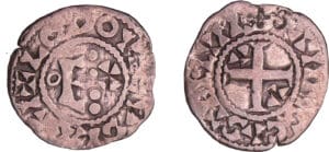 Louis VI (1108-1137) - Denier d'Etampes - 3ème type