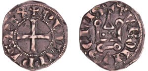 Philippe IV (1285-1314) - Deniers tournois à l'O long