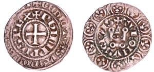 Philippe IV (1285-1314) - Maille tierce à l'O rond