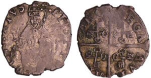 Comtat venaissin - Pie IV - 1/2 gros de billon (Avignon) Comtat venaissin - Pie IV - 1/2 gros de billon (Avignon)