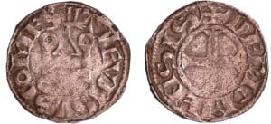 Auvergne - Comté de Riom - Alphonse de France - Denier Auvergne - Comté de Riom - Alphonse de France - Denier