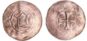 Allemagne - Otton et Adelaide (983-1002) - Denier