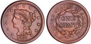 Etats-Unis - Large Cent "Matron Head" - 1856