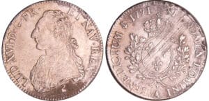 Louis XVI (1774-1792) - Ecu aux branches d’olivier - 1791 A (Paris) Louis XVI (1774-1792) - Ecu aux branches d’olivier - 1791 A (Paris)