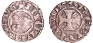 Bretagne - Comté de Penthièvre - Etienne Ier - Denier Bretagne - Comté de Penthièvre - Etienne Ier - Denier