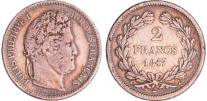 Louis-Philippe Ier (1830-1848) - 2 francs 1847 K (Bordeaux)