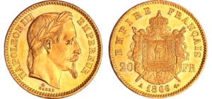 Napoléon III (1852-1870) - 20 francs tête laurée 1866 A (Paris) Napoléon III (1852-1870) - 20 francs tête laurée 1866 A (Paris)