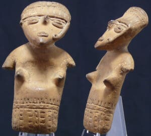 Précolombien - Statuette en terre cuite - 1000 / 1200 ap. J.-C.