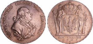 Allemagne - Prusse Brandebourg - Frédéric Guillaume II (1786-1797) - Taler 1791 (Berlin)