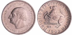 Allemagne - Westphalie - Monnaie de nécessité - 50 millionen mark 1923
