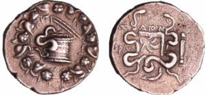 Lydie - Tralleis - Cistophore (189-133 av. J.-C.), Magistra DION