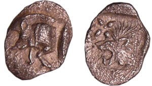 Mysie - Kyzikos - Trihémiobole (450-400 av. J.-C.)