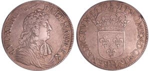 Louis XIV (1643-1715) - Ecu à la cravate, 2ème émission - 1679 I (Limoges)