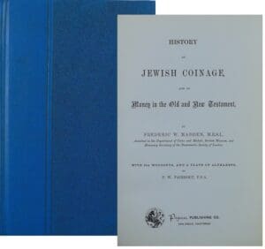 History of jewish coinage and of money in the old and nex testament, F.X.Madden, 1967
