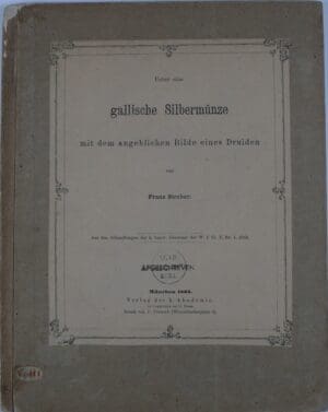 Ueber eine gallische silbermünze, mit dem angeblichen bilde eines druiden, F. Streber, 1863