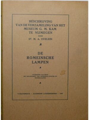 De romeinsche lampen, Dr. M. A. Evelein 1928