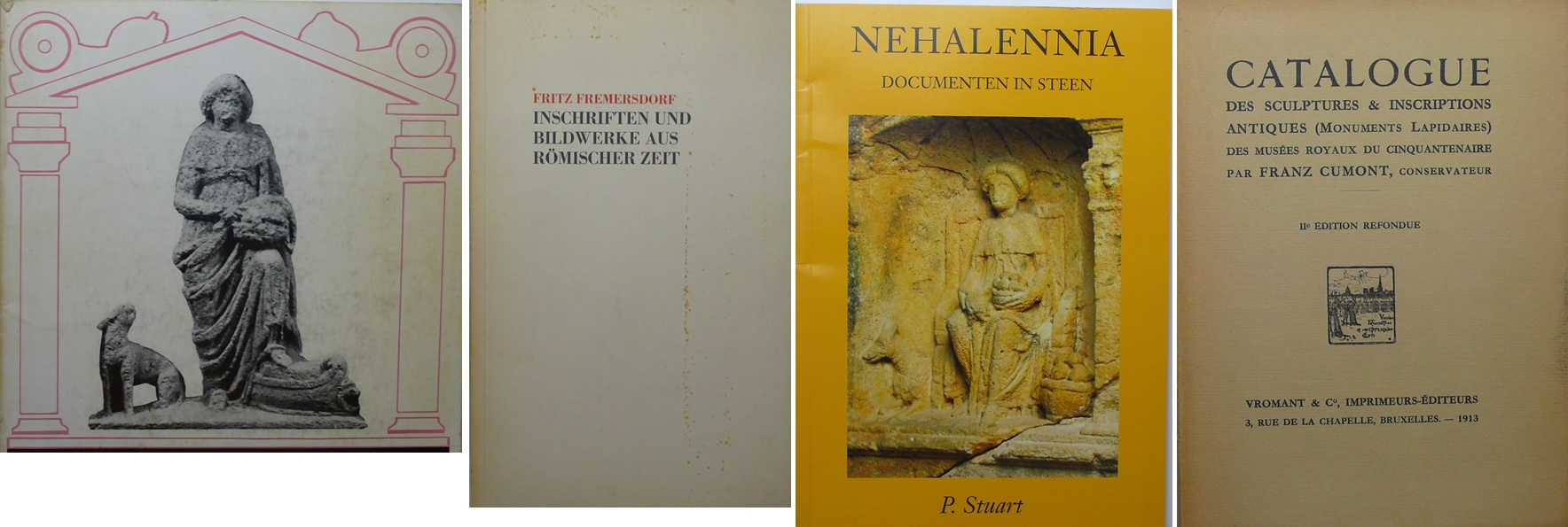 Lot de 4 ouvrages sur les inscriptions et stèles antiques Lot de 4 ouvrages sur les inscriptions et stèles antiques
