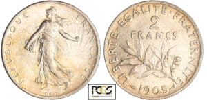 Troisième république (1871-1940) - 2 francs Semeuse 1905