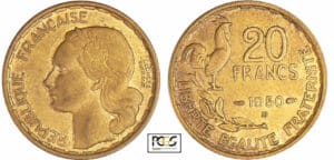 Quatrième république (1947-1959) - 20 francs Georges Guiraud 1950 B 3 plumes