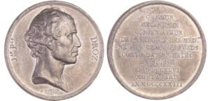 Suisse - Médaille en étain - Jean P. Droz 1823