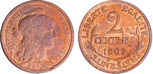 France - Troisième république (1871-1940) - 2 centimes Dupuis 1909