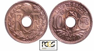 Troisième république (1871-1940) - 10 centimes Lindauer 1917