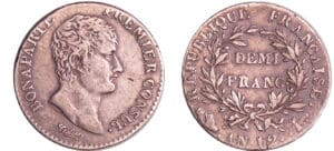 France - Bonaparte premier consul (1799-1804) - 1/2 franc An 12 I (Limoges)