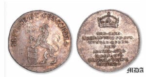 Bohéme - Léopold II - Jeton du couronnement 1790 (Francfort)