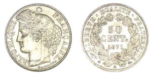 Troisième République (1871-1940) - 50 centimes Cérès 1871 A (Paris)