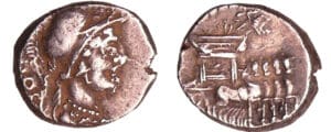 Rubria - Denier (87 av. J.-C.)