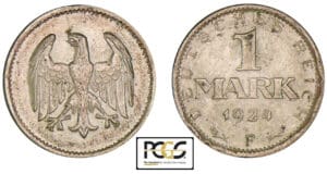Allemagne - 1 mark 1924 F