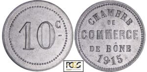 Algérie - Bône - Chambre de commerce - 10 centimes 1915