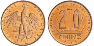 France - Cinquième république (1959- ) - Concours de la 20 centimes 1961 essai - Rousseau