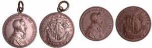 France - Cardinal de Richelieur - Lot de 2 jetons (refrappe)