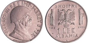 Albanie - Lek 1939