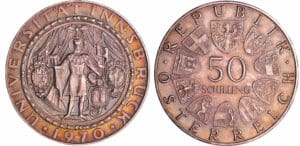 Autriche - Iième république - 50 shilling 1970 Autriche - Iième république - 50 shilling 1970