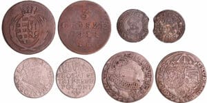 Pologne - Lot de 4 monnaies