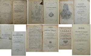 Lot de 7 ouvrages anciens sur des sujets divers