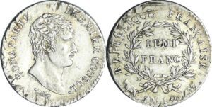 France - Bonaparte premier consul (1799-1804) - 1/2 franc An 12 M (Toulouse)