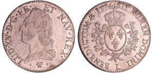 France - Louis XV (1715-1774) - Ecu à la vieille tête - 1774 L (Bayonne)