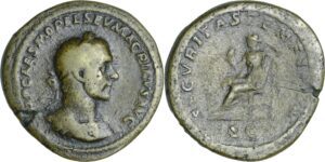 Macrin - Sesterce (217, Rome) - La Sécurité