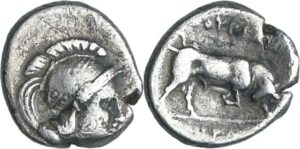 Italie - Lucanie - Thurium - 1/6 Statère (350-281 av. J.-C.)