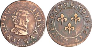 France - Principauté d'Orange - Frédéric-Henri - Double tournois 1640 (Orange)