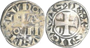 France - Louis VII (1137-1180) - Denier de Paris - 3ème type