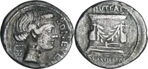 Scribonia - Denier (62 av. J.-C.) Scribonia - Denier (62 av. J.-C.)