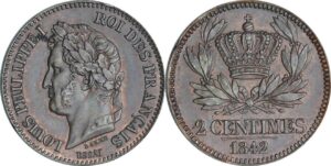 France - Louis-Philippe Ier (1830-1848) - 2 centimes 1842 Essai