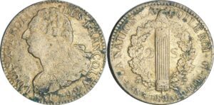 France - Constitution (1791-1792) - 2 sols au faisceau type FRANCOIS - 1792 A (Paris)