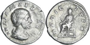 Julia Maésa - Denier (218-220, Rome) - La Pudeur