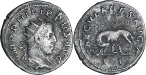 Philippe 1er - Antoninien (248, Rome) - Louve